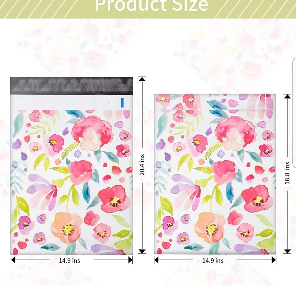 ✅️25  Pcs  14.5x19, Large Poly Mailers, Cute Packagi